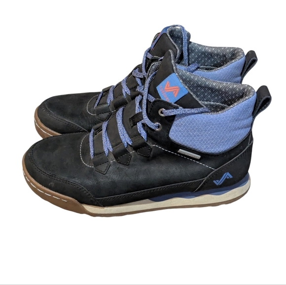 Forsake Loop Women's Black Periwinkle Leather Lace Up Hiking Boot Size US 7.5 - Picture 2 of 8